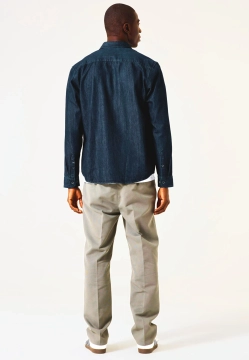 JEANSOWA KOSZULA MĘSKA Z DŁUGIM RĘKAWEM GARCIA JEANS I51285