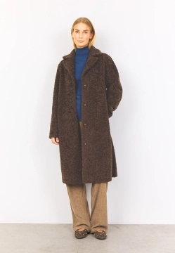 PŁASZCZ DAMSKI TYPU BOUCLE  SOYACONCEPT 40217