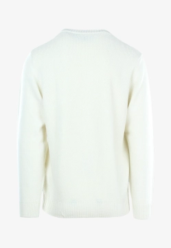 SWETER MĘSKI Z DOMIESZKĄ WEŁNY NAVIGARE NH1101