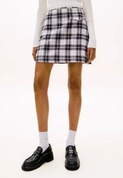 SPÓDNICA DAMSKA MINI W KRATĘ TOMMY JEANS DW0DW21461