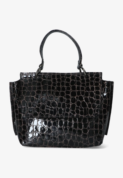 SKÓRZANA TOREBKA DAMSKA BRUNATE ST370