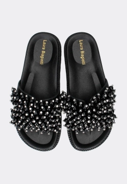 KLAPKI DAMSKIE Z PEREŁKAMI LAURA BIAGIOTTI 8642