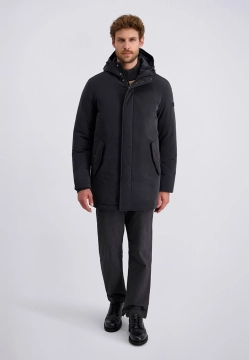 DŁUGA KURTKA MĘSKA Z KAPTUREM PIERRE CARDIN C8 10199 0107