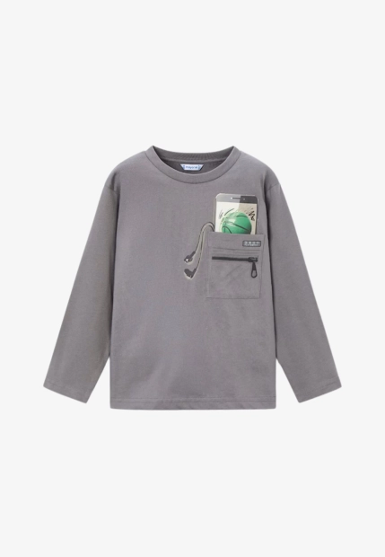 T-SHIRT CHŁOPIĘCY Z DŁUGIM RĘKAWEM MAYORAL 4078