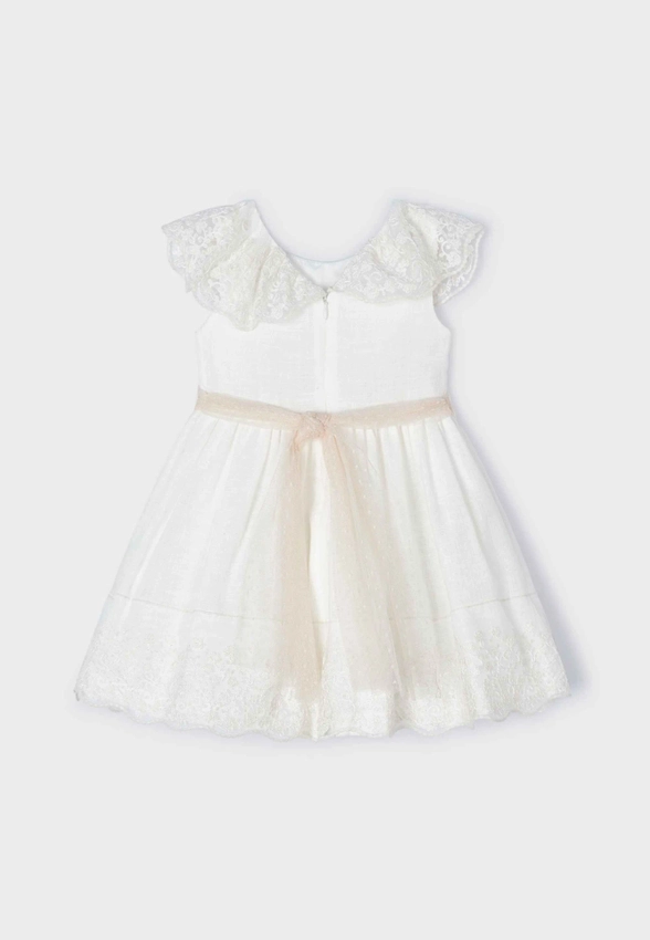 SUKIENKA WIZYTOWA DZIEWCZĘCA Z KORONKOWYMI DETALAMI MAYORAL 3914