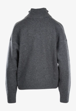 SWETER DAMSKI ZAPINANY NA ZAMEK BŁYSKAWICZNY Z DOMIESZKĄ WEŁNY I KASZMIRU PENNYBLACK ANTARES