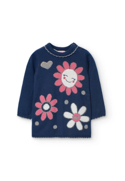 SUKIENKA DZIEWCZĘCA Z PLISOWANYM TYŁEM BOBOLI 709062