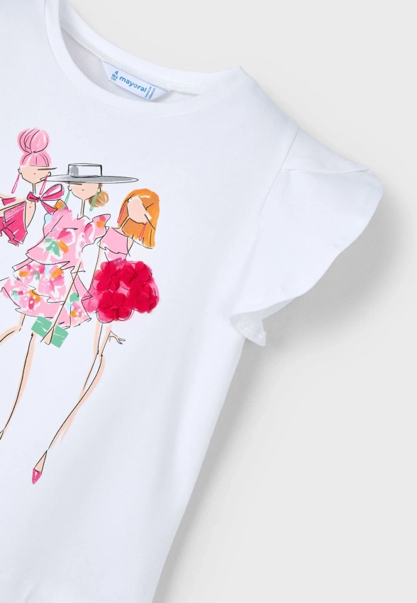 T-SHIRT DZIEWCZĘCY MAYORAL 3004