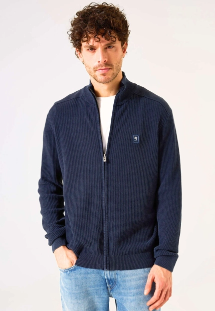 SWETER MĘSKI ZAPINANY NA ZAMEK GARCIA JEANS I51247