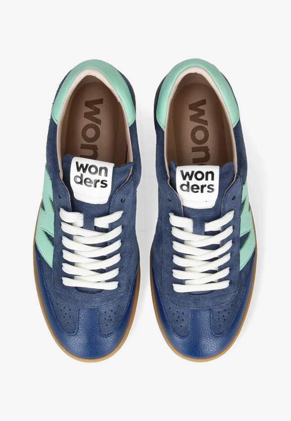 SKÓRZANE SNEAKERSY DAMSKIE WONDERS AP-2001