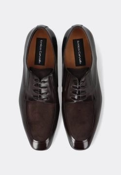 PÓŁBUTY SZNUROWANE MĘSKIE ENRICO CAVALLI 7648