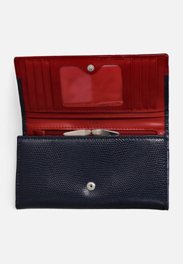SKÓRZANY DUZY PORTFEL DAMSKI CRESTI CR18SV