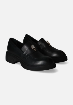 SKÓRZANE MOKASYNY DAMSKIE Z OZDOBĄ NA CHOLEWCE BOMBONELLA 8T P163 3072