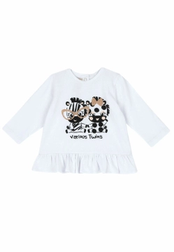 T-SHIRT Z DŁUGIM RĘKAWEM DZIEWCZĘCY Z KOLEKCJI CHICCO 33