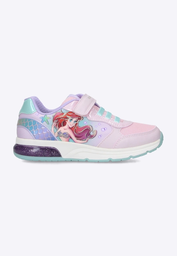 SNEAKERSY DZIEWCZĘCE GEOX Z KOLEKCJI DISNEY PRINCESS J358VA 011BC