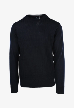 SWETER MĘSKI Z DOMIESZKĄ WEŁNY NAVIGARE NH1031