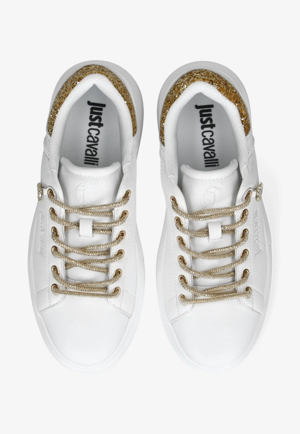 SKÓRZANE SNEAKERY DAMSKIE JUST CAVALLI 80RA3SB1