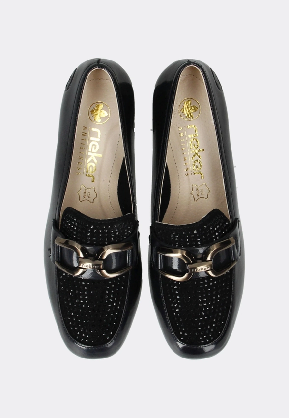 SKÓRZANE CZÓŁENKA DAMSKIE RIEKER 45055-00