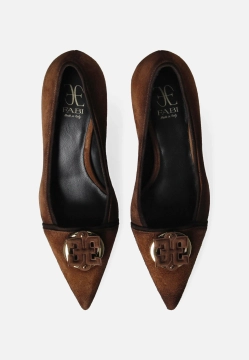 ELEGANCKIE CZÓŁENKA ZAMSZOWE DAMSKIE FABI FD9118