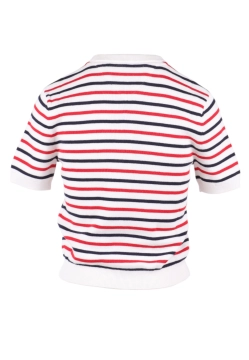 SWETER DAMSKI Z KRÓTKIM RĘKAWEM TOMMY JEANS DW0DW19336