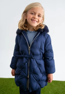 PIKOWANA KURTKA DZIEWCZĘCA Z PASKIEM MAYORAL 5848