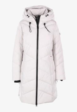 DŁUGA PIKOWANA KURTKA DAMSKA JUNGE 225-2075-80