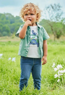 DŁUGIE SPODNIE JEANS ZE ŚCIĄGACZEM CHŁOPIĘCE MAYORAL 1548