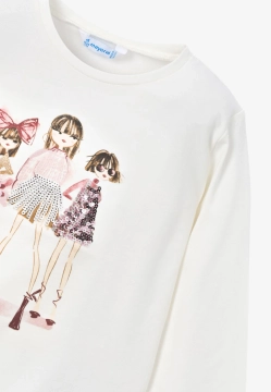 T-SHIRT DZIEWCZĘCY MAYORAL 4011