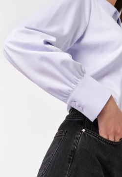 DŻERSEJOWA KOSZULA DAMSKA Z DŁUGIM RĘKAWEM DESOTO 61299-2