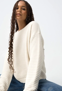 SWETER DAMSKI W PRĄŻKI TIFFOSI 10061817