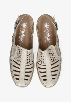 SKÓRZANE SANDAŁY DAMSKIE RIEKER 48763-60