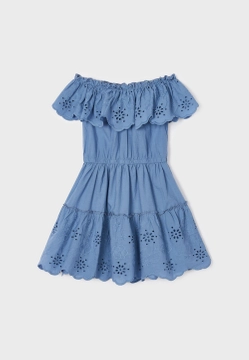 DZIEWCZĘCA SUKIENKA HISZPANKA Z HAFTEM MAYORAL 3929