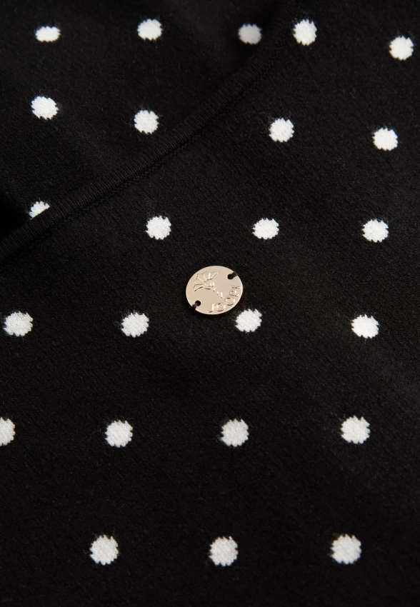 SWETER DAMSKI KARDIGAN ZAPINANY NA GUZIKI W KROPKI JOOP! 30100452