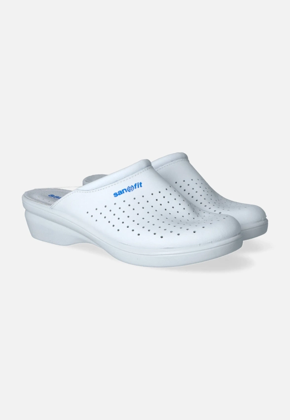 SKÓRZANE PANTOFLE DAMSKIE SANOFIT PO 02D