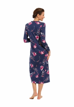 KOSZULA NOCNA DAMSKA Z DŁUGIM RĘKAWEM PASTUNETTE 10232-100-3