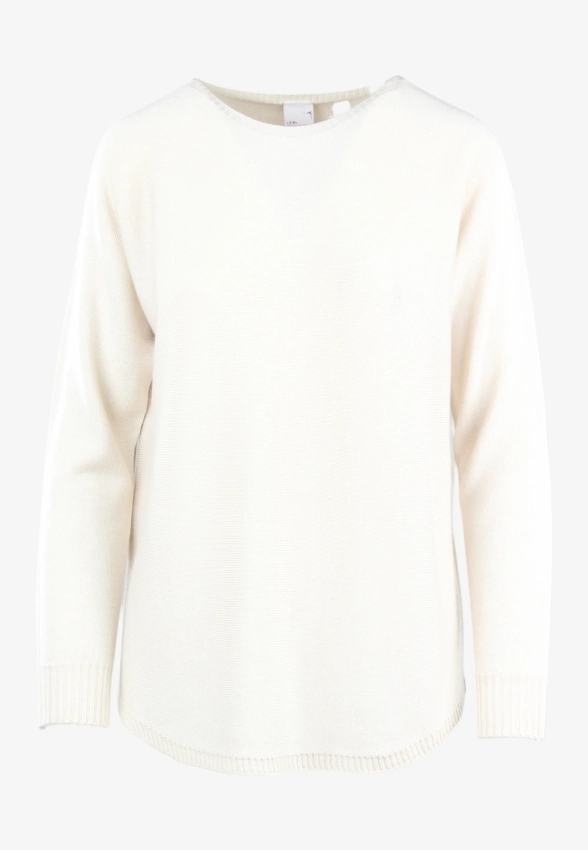 WEŁNIANY SWETER DAMSKI UNA SU 10 992 MERINO