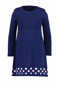 DZIANINOWA SUKIENKA DZIEWCZĘCA BLUE SEVEN 773663 X