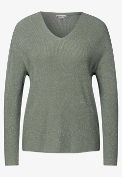 SWETER DAMSKI BAŁYSZCZĄCY STREET ONE 3 QR303220