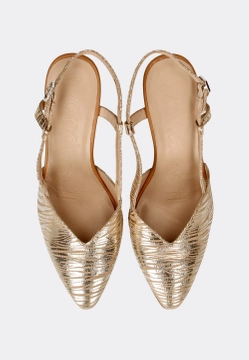 SKÓRZANE CZÓŁENKA DAMSKIE Z ODKRYTĄ PIĘTĄ WONDERS M-4280