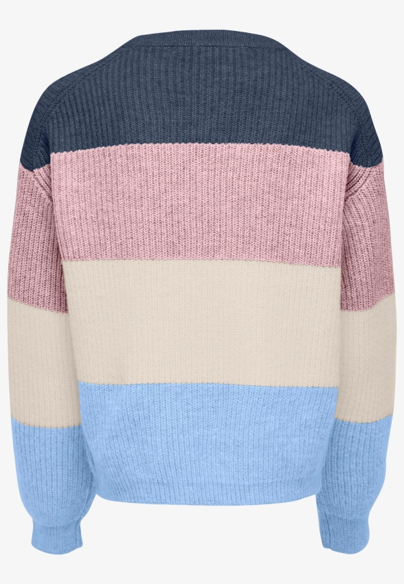 SWETER DZIEWCZĘCY W PASY ONLY 15207169