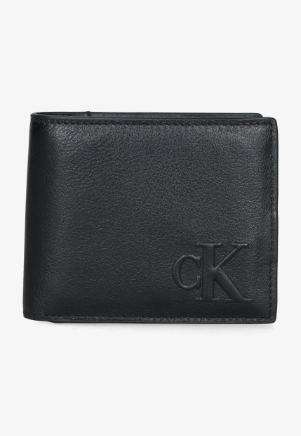 SKÓRZANY PORTFEL MĘSKI SKŁADANY NA PÓŁ RFID CALVIN KLEIN LV04G1072GC
