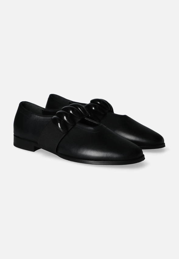 SKÓRZANE BALERINY DAMSKIE BOCCATO 728-826