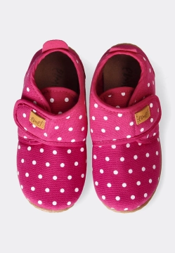 PANTOFLE DZIEWCZĘCE ZAPINANE NA RZEP EMEL 100-9