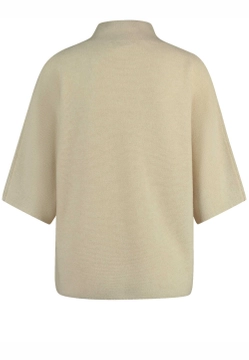 PÓŁGOLF DAMSKI Z KRÓTKIM RĘKAWEM Z DODATKIEM KASZMIRU GERRY WEBER 370551-44709