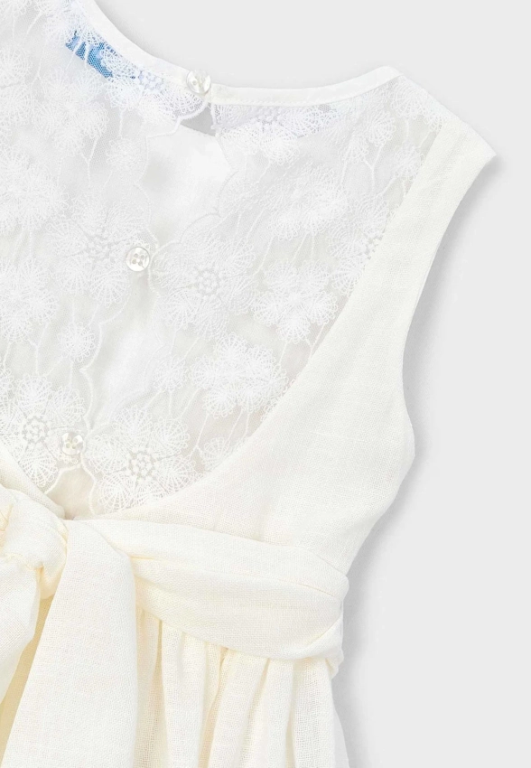 SUKIENKA WIZYTOWA DZIEWCZĘCA Z KORONKOWYMI DETALAMI MAYORAL 3914