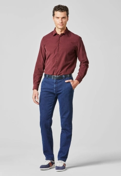 JEANSOWE SPODNIE MĘSKIE O ELEGANCKIM KROJU MODERN FIT MEYER 3921BONN