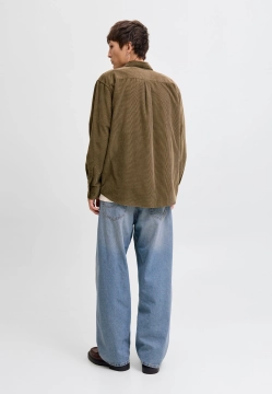 SZTRUKSOWA KOSZULA MĘSKA Z DŁUGIM RĘKAWEM JACK & JONES 12282351