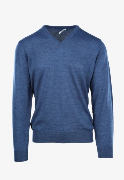 SWETER MĘSKI V Z DOMIESZKĄ WEŁNY YOURNAME MS 02