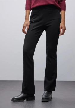 SPODNIE DAMSKIE Z WISKOZY ZE STRUKTURĄ STREET ONE 4 379787