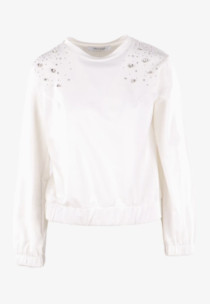 BLUZA DAMSKA OZDOBIONA KAMIENIAMI ARTIGLI ACFE003286